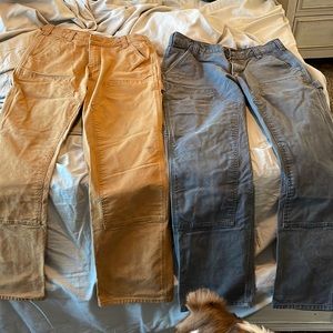 COPY - Carhartt relaxed fit canvas pants. Size 34X32. Good condition.